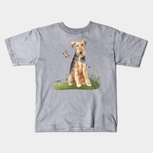 Cute Welsh Terrier Kids T-Shirt